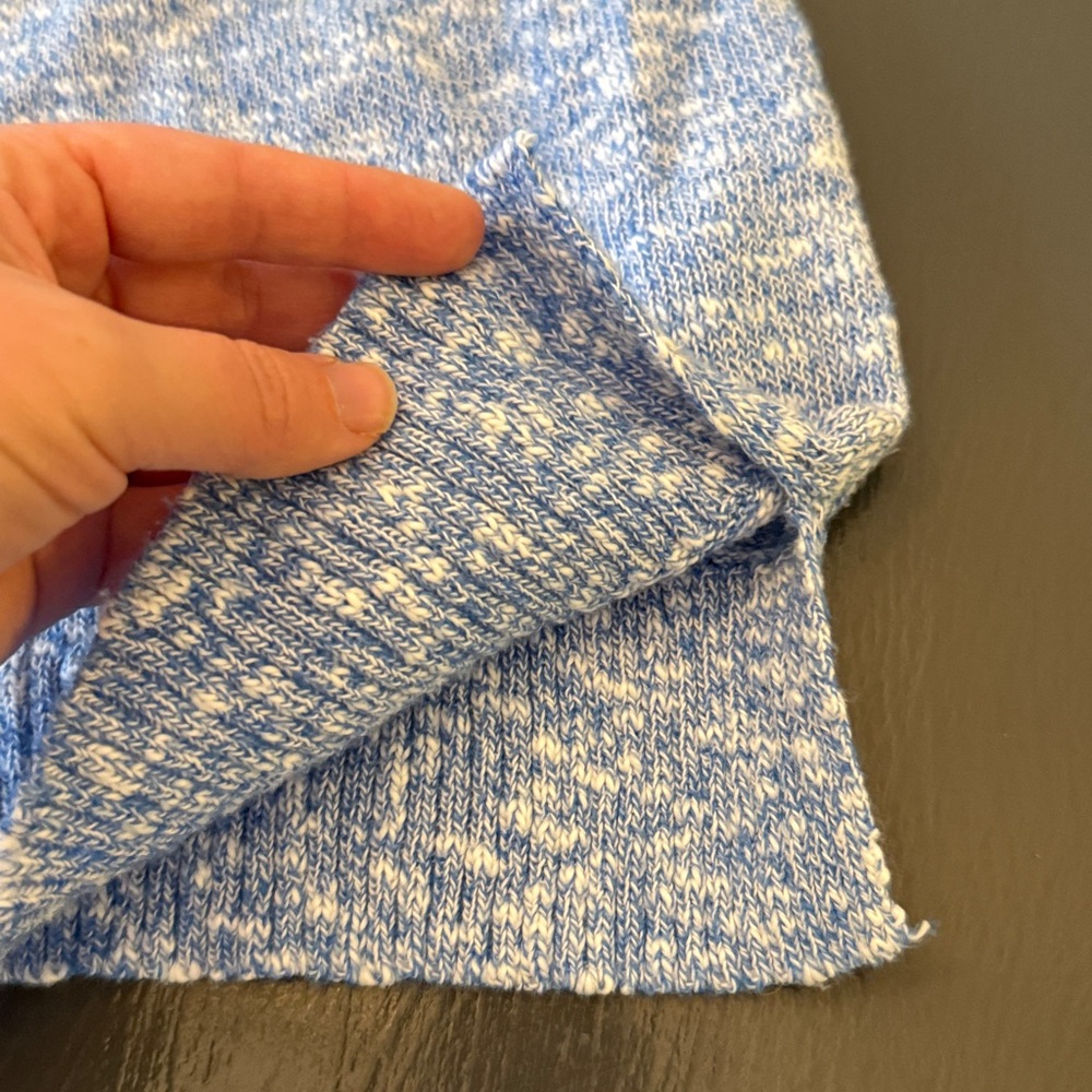 J. Crew blue Heather sweater - Picture 5 of 6